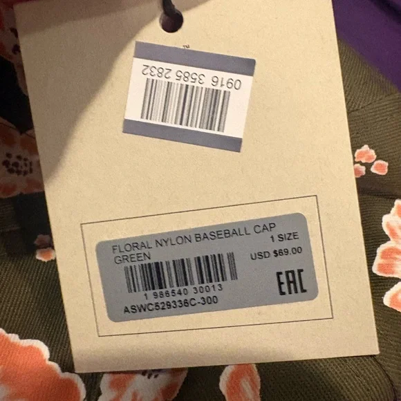 All Saints Floral Baseball Hat - Picture 3 of 5